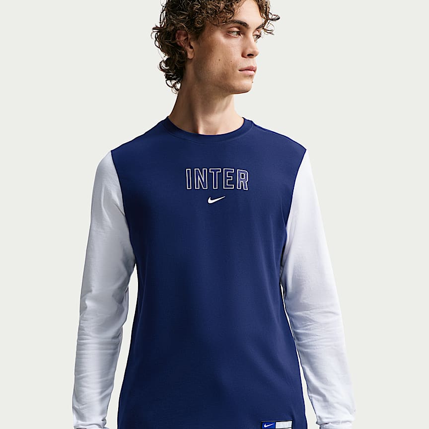 Inter Milan Club Men's Nike Soccer French Terry Pullover Hoodie